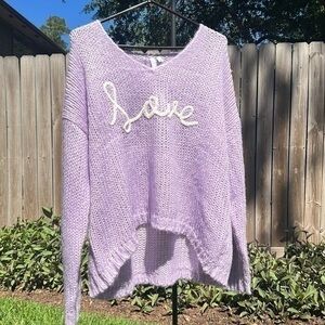 ▶️ Elan ◀️ “ Love “  Oversized Chunky Knit